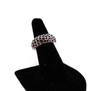 King Baby Studio Dimpled Texture Band Ring USA .925 Silver Size 7